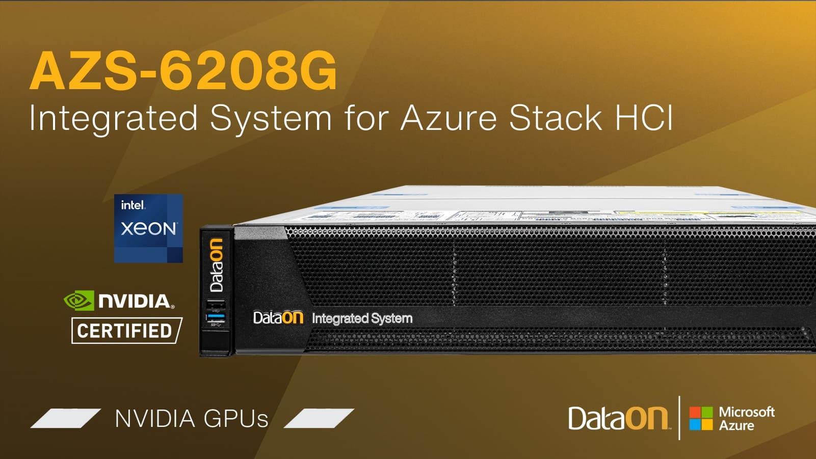 DataON Integrated System with Nvidia GPU and VDI - High-performance Virtual Desktop Infrastructure for graphics-intensive workloads.